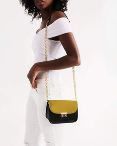 Gold Conquer From Within Small Shoulder Bag | Made For Greatness | Social Justice Apparel