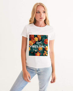 Good Vibes only Women's Graphic Tee | Made For Greatness | Social Justice Apparel