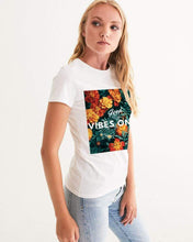 Load image into Gallery viewer, Good Vibes only Women&#39;s Graphic Tee | Made For Greatness | Social Justice Apparel