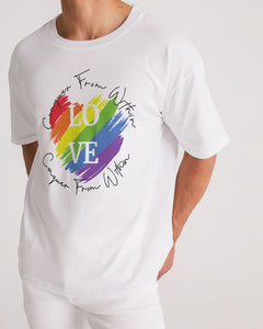 Love Never Fails Premium Heavyweight Tee | Made For Greatness | Social Justice Apparel