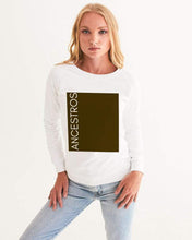 Load image into Gallery viewer, Mis Ancestros Women&#39;s Graphic Sweatshirt | Made For Greatness | Social Justice Apparel