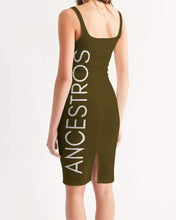 Load image into Gallery viewer, Mis Ancestros Women&#39;s Midi Bodycon Dress | Made For Greatness | Social Justice Apparel