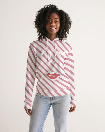 Pink stripes Women's Hoodie | Made For Greatness | Social Justice Apparel