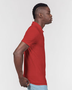 Rose Petal Beauty Men's Slim Fit Short Sleeve Polo | Made For Greatness | Social Justice Apparel