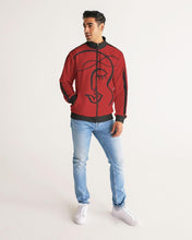 Load image into Gallery viewer, Rose Petal Beauty Stripe-Sleeve Track Jacket | Made For Greatness | Social Justice Apparel