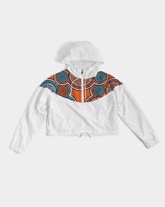 Tranquility Women's Cropped Windbreaker | Made For Greatness | Social Justice Apparel