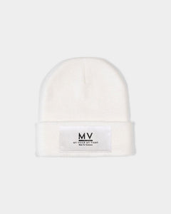 MyVoiceMyFight Accessories UNIVERSAL / white Dynamic MV Solid White Knit Beanie