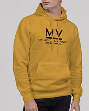 Load image into Gallery viewer, MyVoiceMyFight Hoodie Dynamic MV Unisex Premium Pullover Hoodie