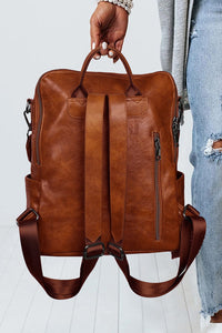 MyVoiceMyFight Accessories Tassel Retro Brown Backpack