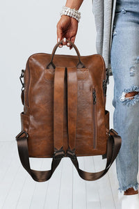 MyVoiceMyFight Accessories Tassel Retro Brown Backpack