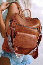 Load image into Gallery viewer, MyVoiceMyFight Accessories Brown / ONE SIZE Tassel Retro Brown Backpack